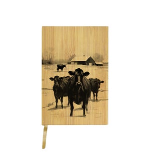 Cows In Pasture By Barn Journal